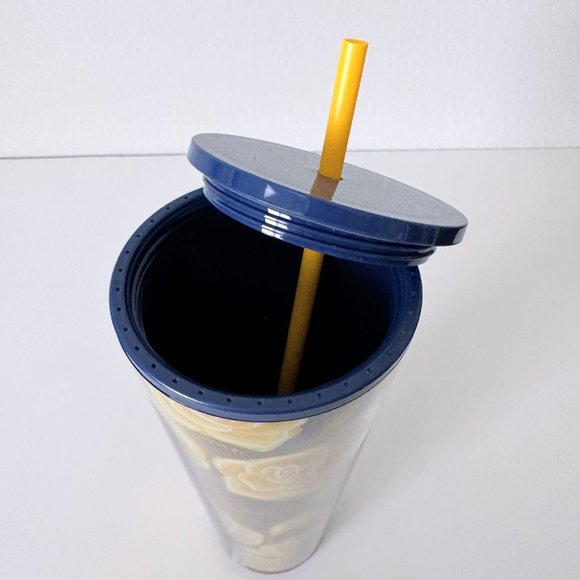 Starbucks Yellow Rose of Texas Plastic Venti 24oz Tumbler - NWT - Picture 8 of 9